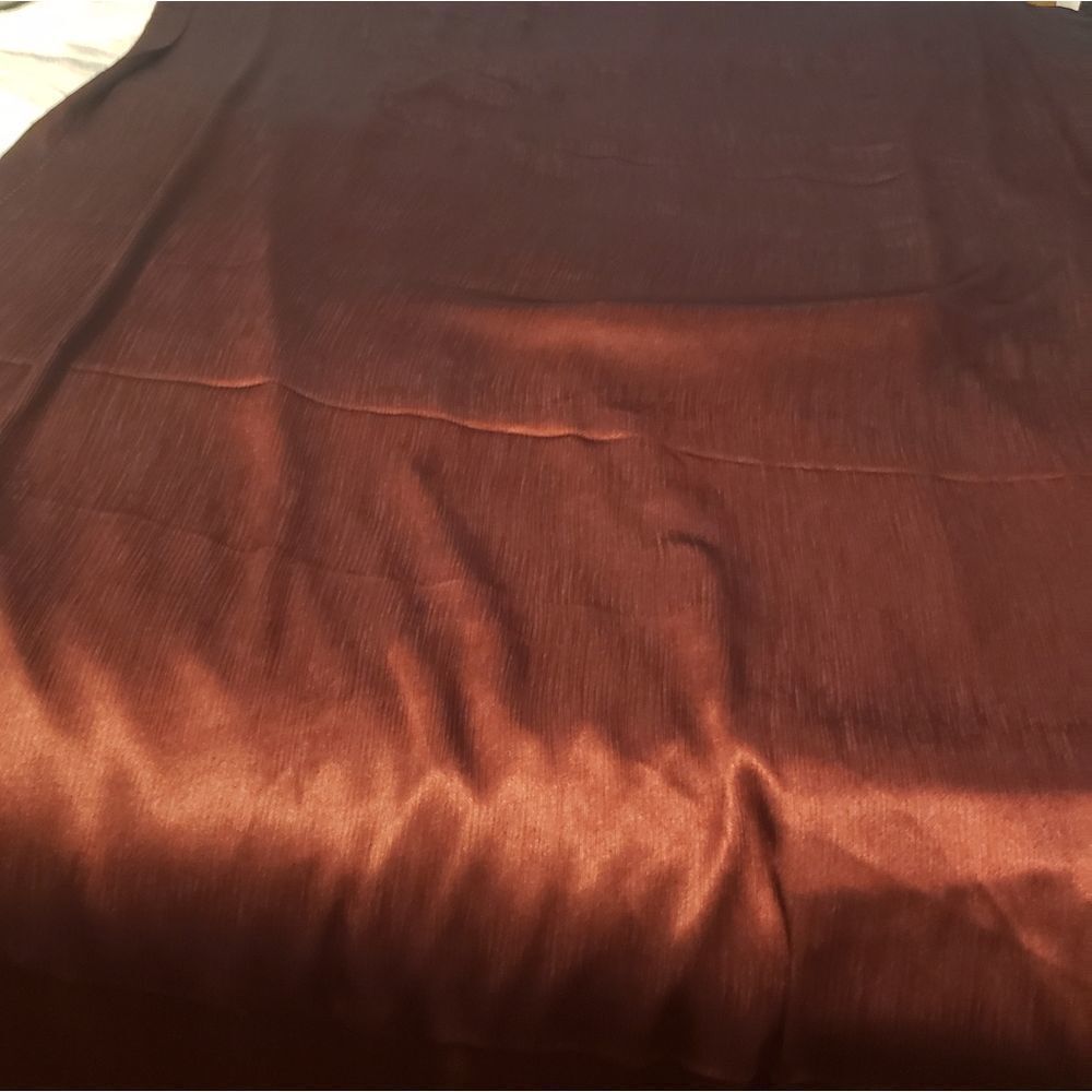 Curtains!! Set of 4 Maroon Grommet Curtain Panels – Luxurious, Textured Finish - Picture 3 of 12